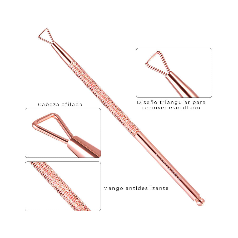 Kit Removedor y Empujador de Cutícula Holy