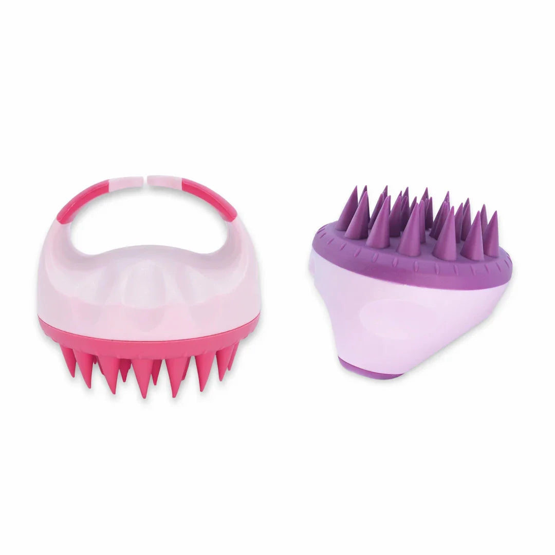 Cepillo Masajeador de Silicona para Cuero Cabelludo